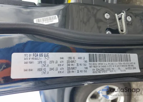 2018 Jeep Compass Latitude из США, поврежденный, VIN 3C4NJCBB8JT123293